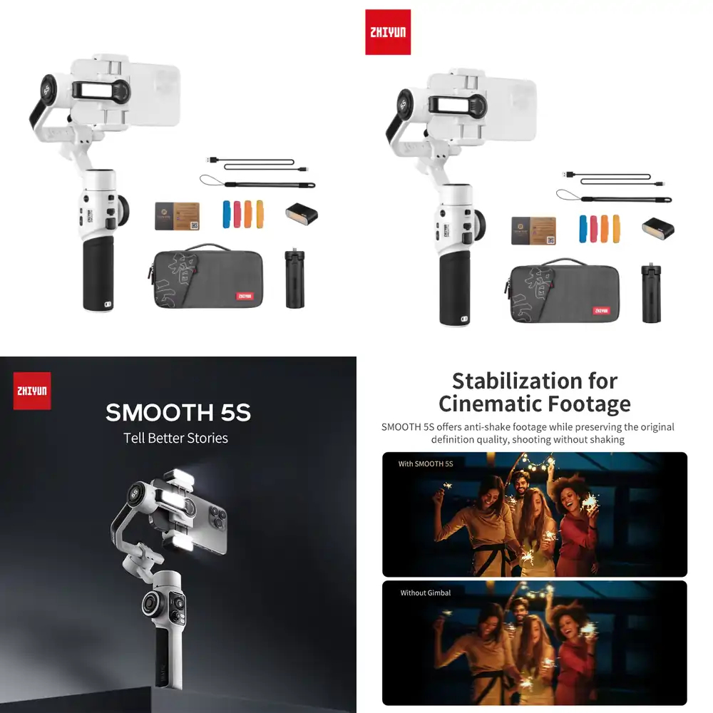 Handheld Stabilizer Gimbal - Zhiyun Smooth 5S Combo กิมบอลกันสั่นแบบมือถือ 3