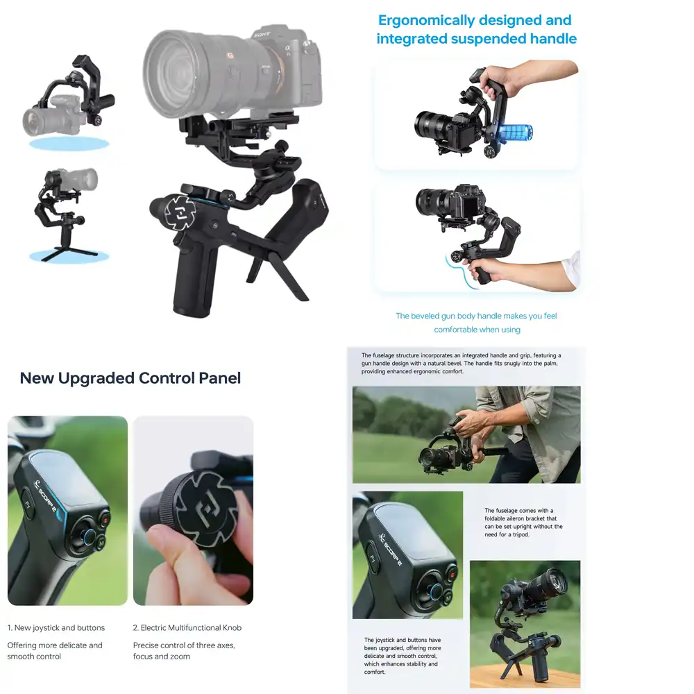 Handheld Stabilizer Gimbal - FeiyuTech Feiyu Scorp 2 กิมบอลกันสั่นแบบมือถือ 3