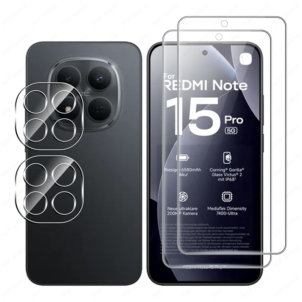 Photography Xiaomi 15 - กระจกนิรภัยใสสำหรับ Xiaomi Redmi Note 15 Pro