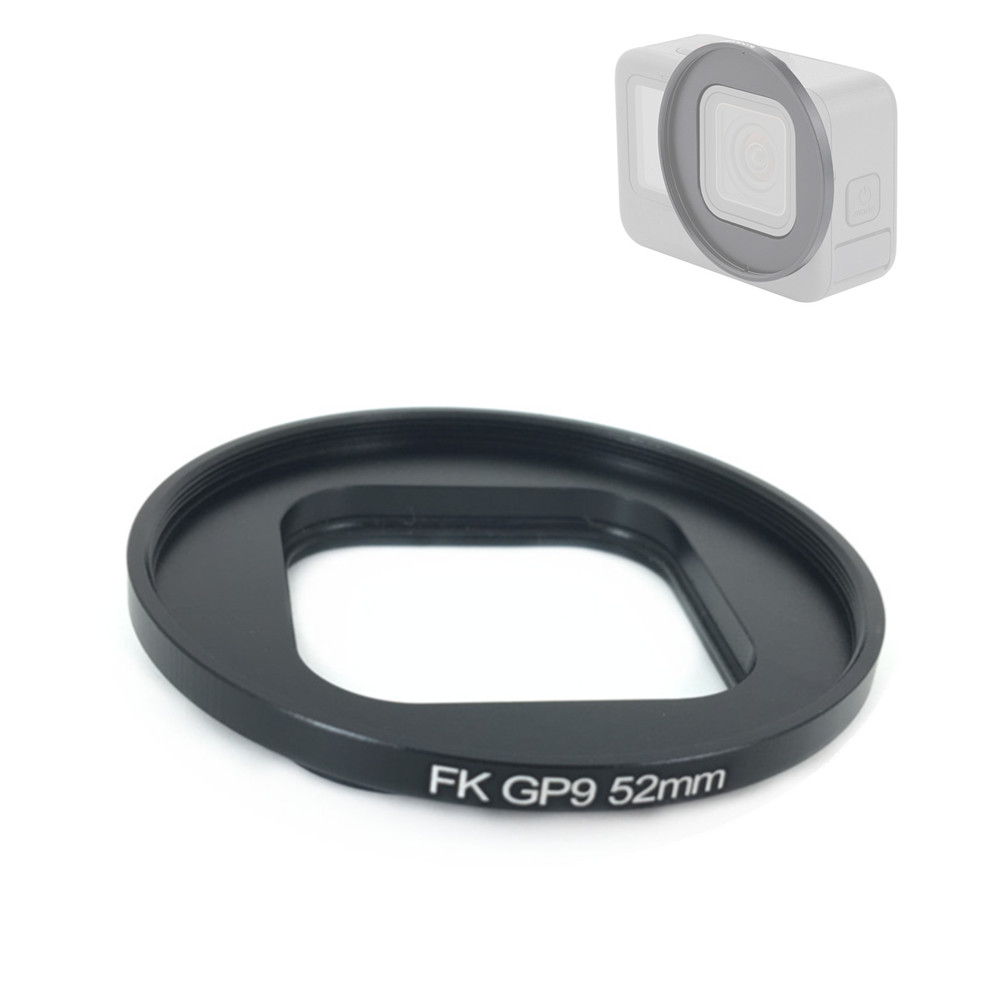 Gopro Action Camera Hero 11 Black - 52 มม.เลนส์กรองอะแดปเตอร์แหวนสําหรับสีดํา GoPro Hero 9 10