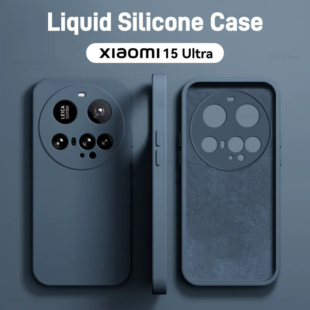 Photography Xiaomi 15 - สําหรับ Xiaomi 15 Ultra Case ซิลิโคนเหลวกล้องเลนส์