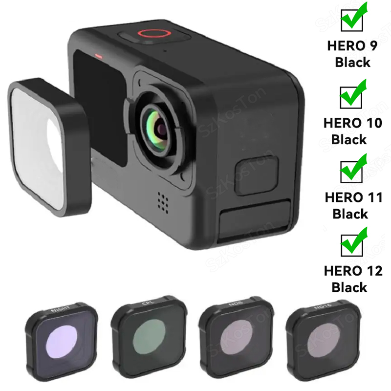 Gopro Action Camera Hero 11 Black - CPL ชุดฟิลเตอร์ ND32 ND16 ND8 UV