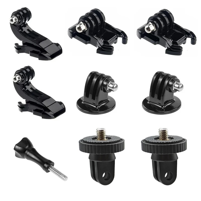 Gopro Action Camera Hero 11 Black - ชุดอุปกรณ์เสริมสำหรับกล้องแอคชั่น พร้อมตัวล็อคแบบปลดเร็วและขาตั้งกล้องสำหรับ Gopro Hero 12 11