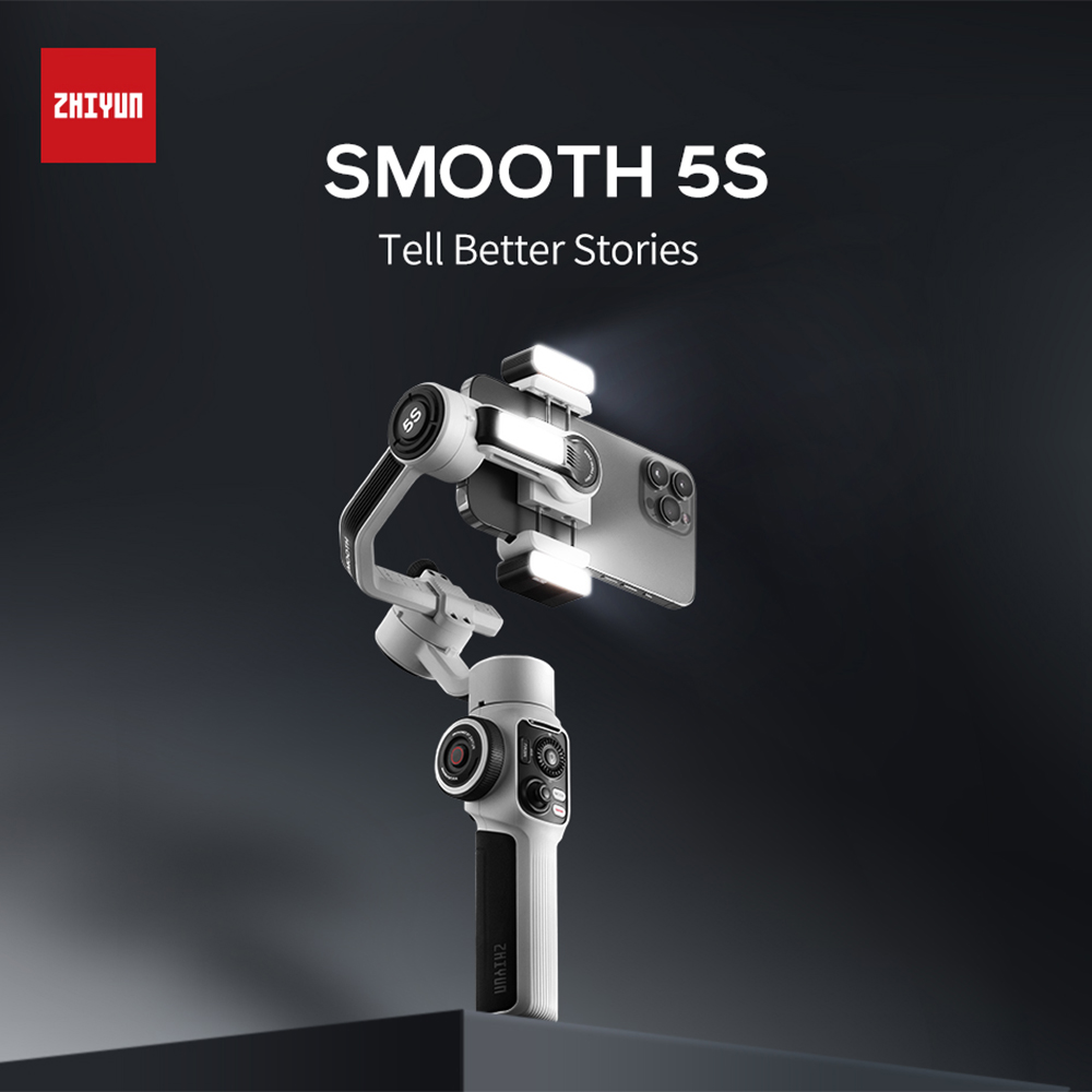 Zhiyun Smooth 5S Combo กิมบอลก - Handheld Stabilizer Gimbal บทวิจารณ์และราคา