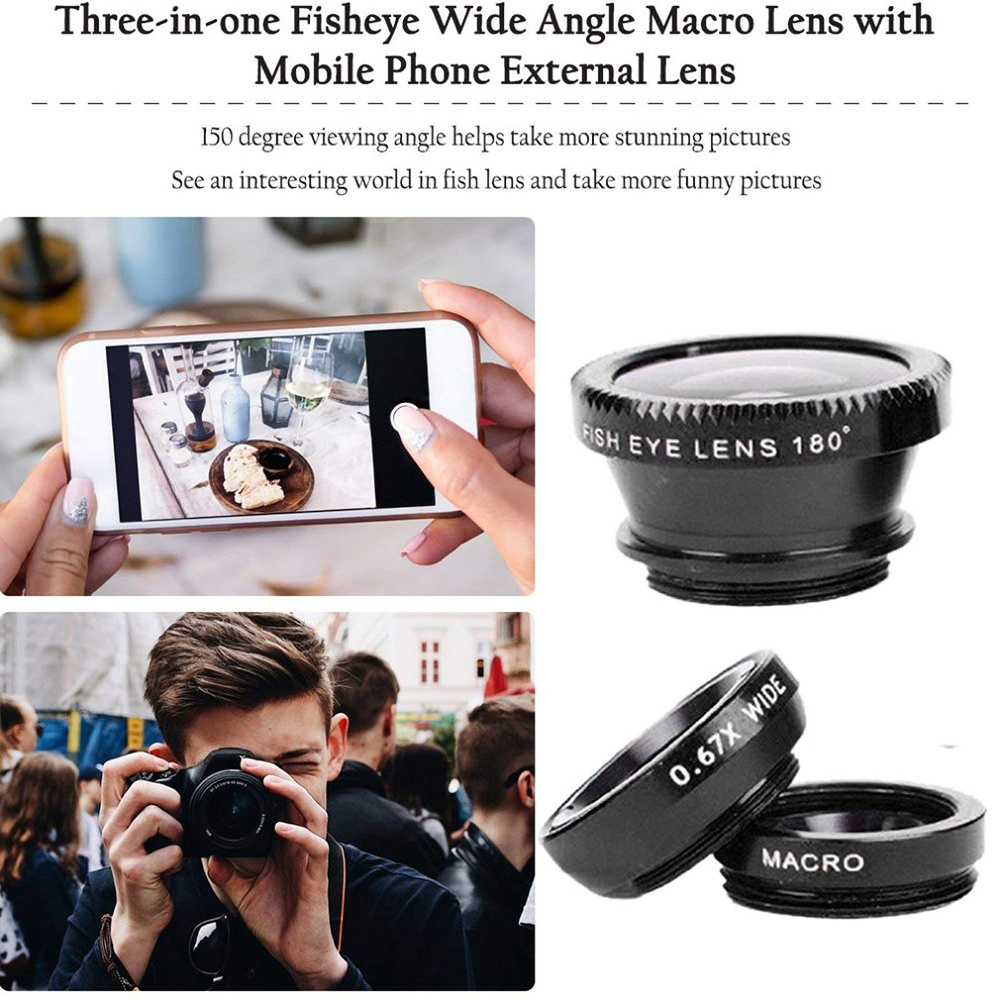เลนส์ฟิชอาย 3 in 1 อเนกประสงค์ - Photography Zooming บทวิจารณ์และราคา