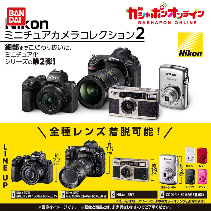กล้องจิ๋วจำลอง แบนได รุ่นกาชาป - Photography Camera บทวิจารณ์และราคา