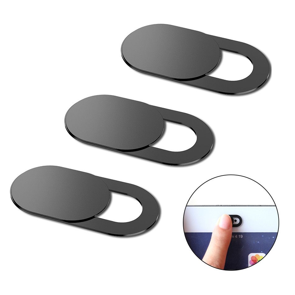3pcs พลาสติกสีดําเว็บแคม Anti- - Photography Zooming บทวิจารณ์และราคา