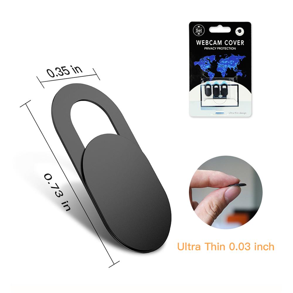 3pcs พลาสติกสีดําเว็บแคม Anti- - Photography Zooming บทวิจารณ์และราคา