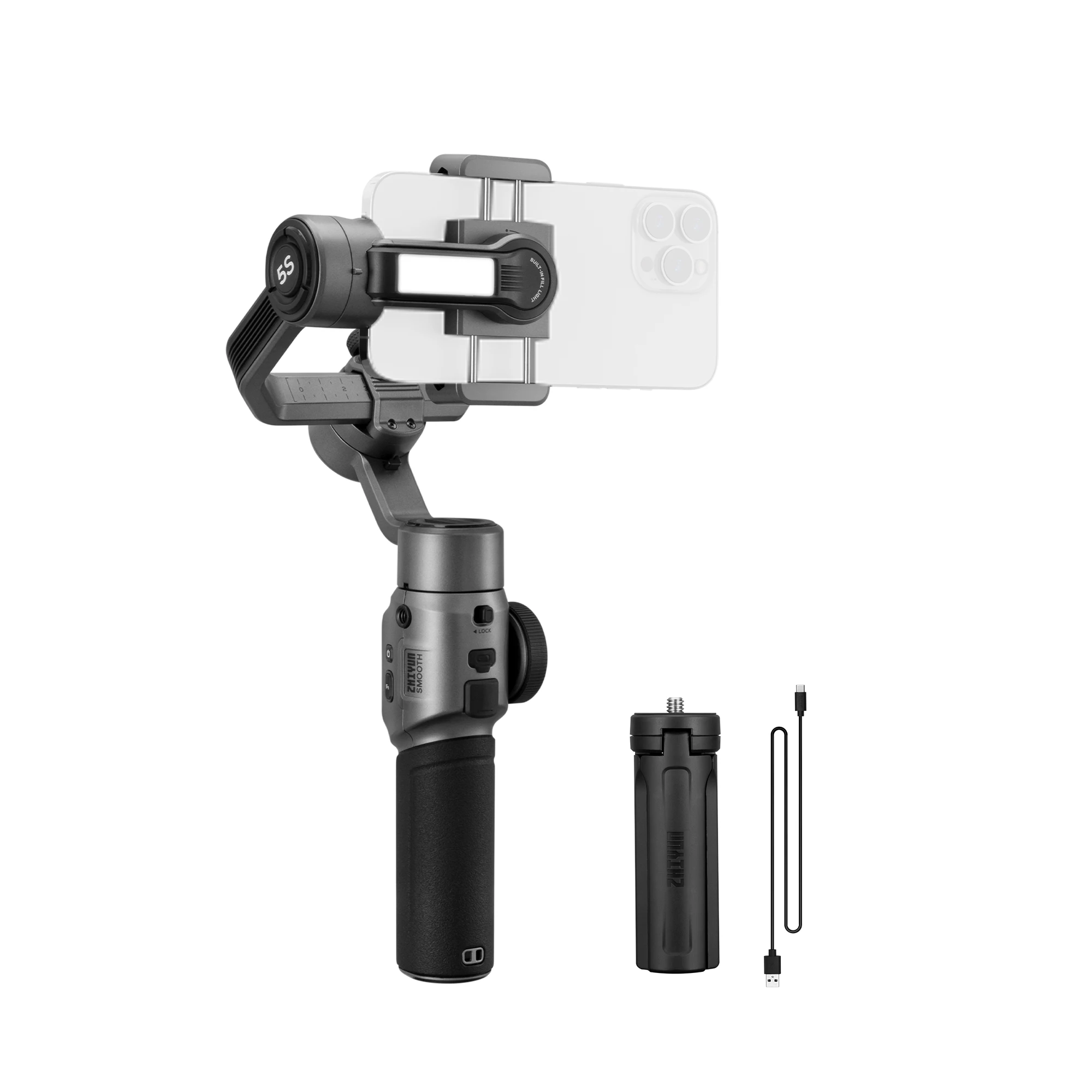 Zhiyun Smooth 5s ใหม่ กล้องกัน - Handheld Stabilizer Gimbal บทวิจารณ์และราคา