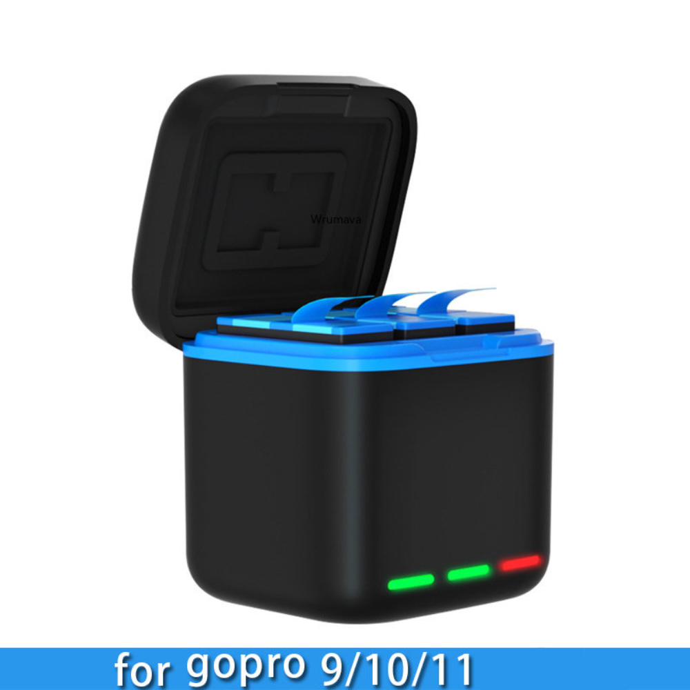 เครื่องชาร์จแบตเตอรี่สีดำสำหรั - Gopro Action Camera Hero 11 Black บทวิจารณ์และราคา