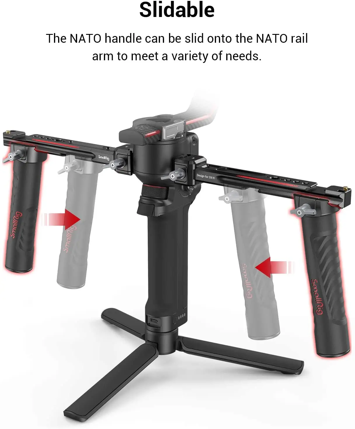 SmallRig 3027 ด้ามจับคู่แบบปรั - Handheld Stabilizer Gimbal บทวิจารณ์และราคา