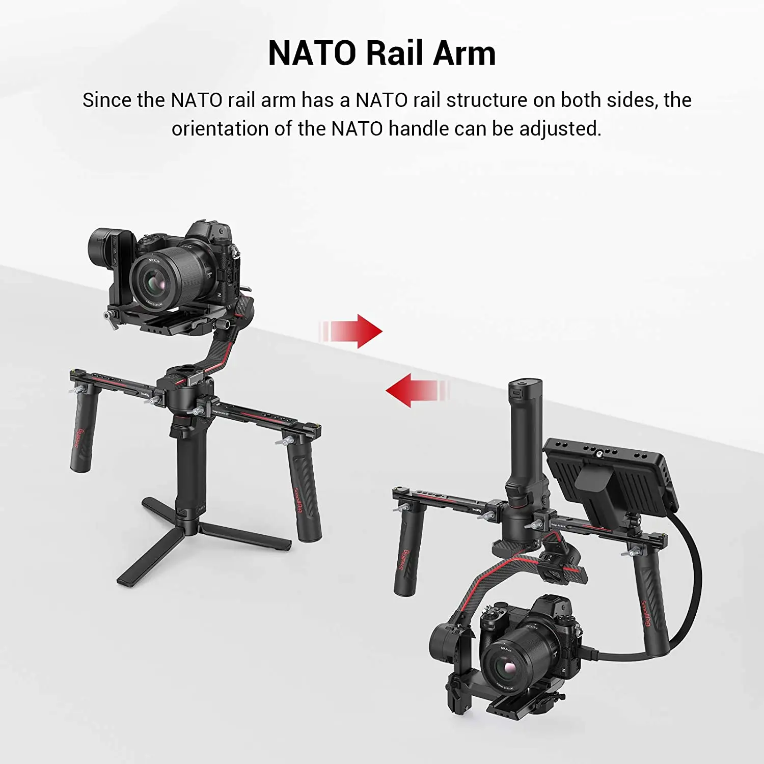 SmallRig 3027 ด้ามจับคู่แบบปรั - Handheld Stabilizer Gimbal บทวิจารณ์และราคา