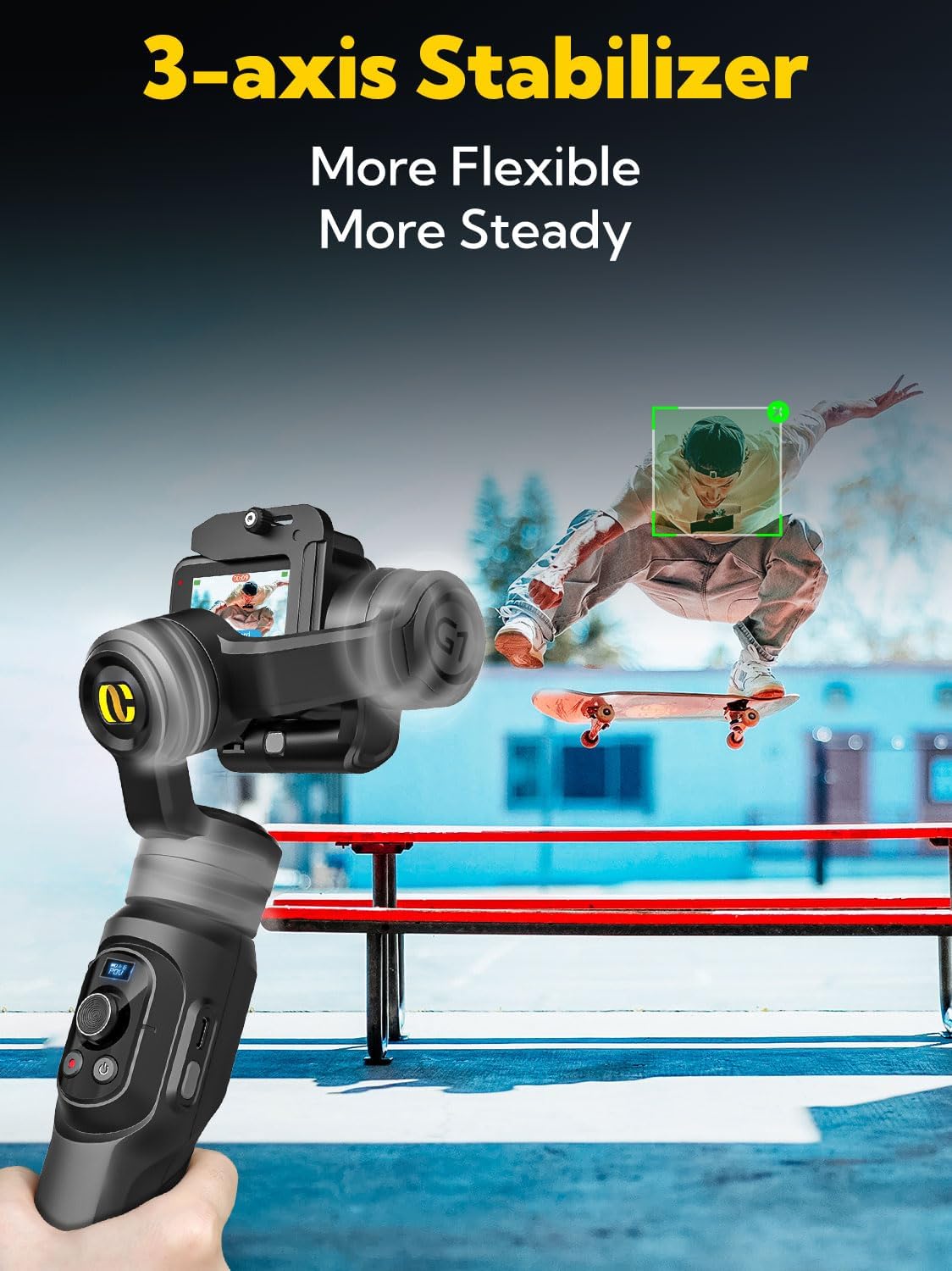 ตัวกันสั่นแบบมือถือ 3 แกนสำหรั - Handheld Stabilizer Gimbal บทวิจารณ์และราคา