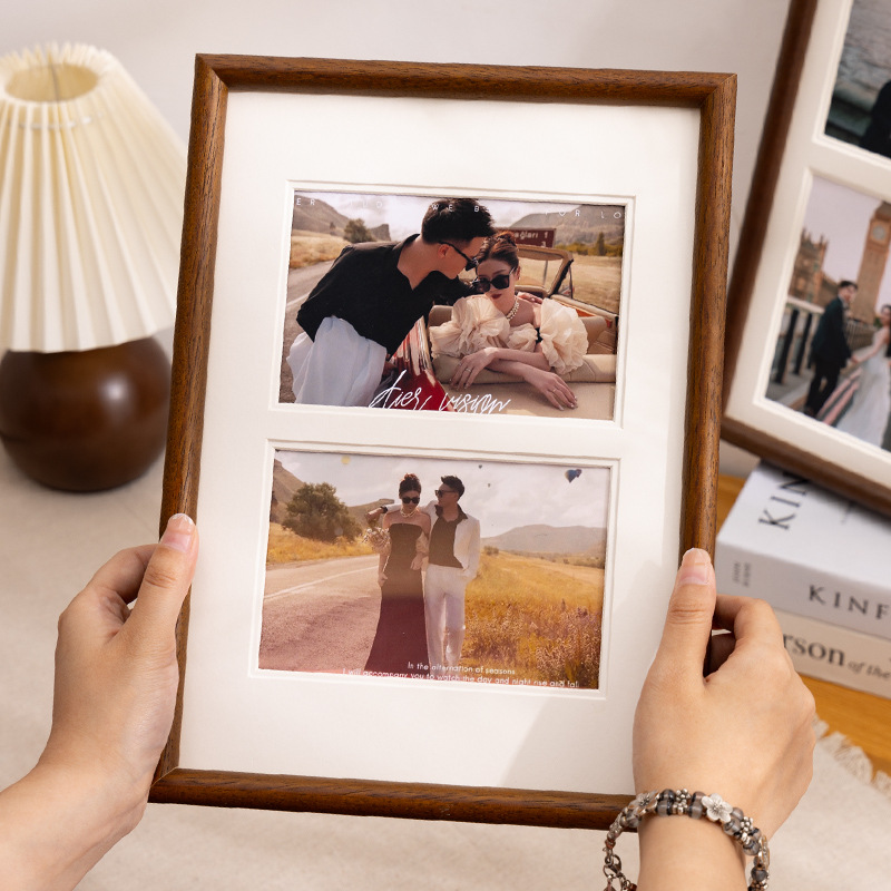 กรอบรูปไม้เนื้อแข็งแบบหลายช่อง - Photography Narrative บทวิจารณ์และราคา