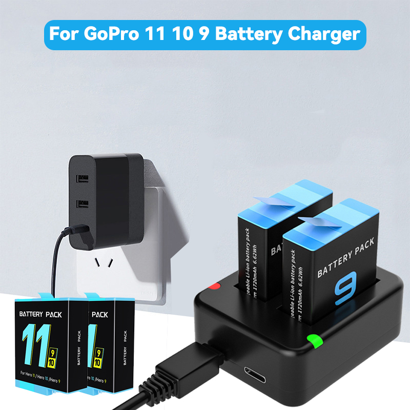 พอร์ตคู่ที่ชาร์จแบตเตอรี่คู่ G - Gopro Action Camera Hero 11 Black บทวิจารณ์และราคา