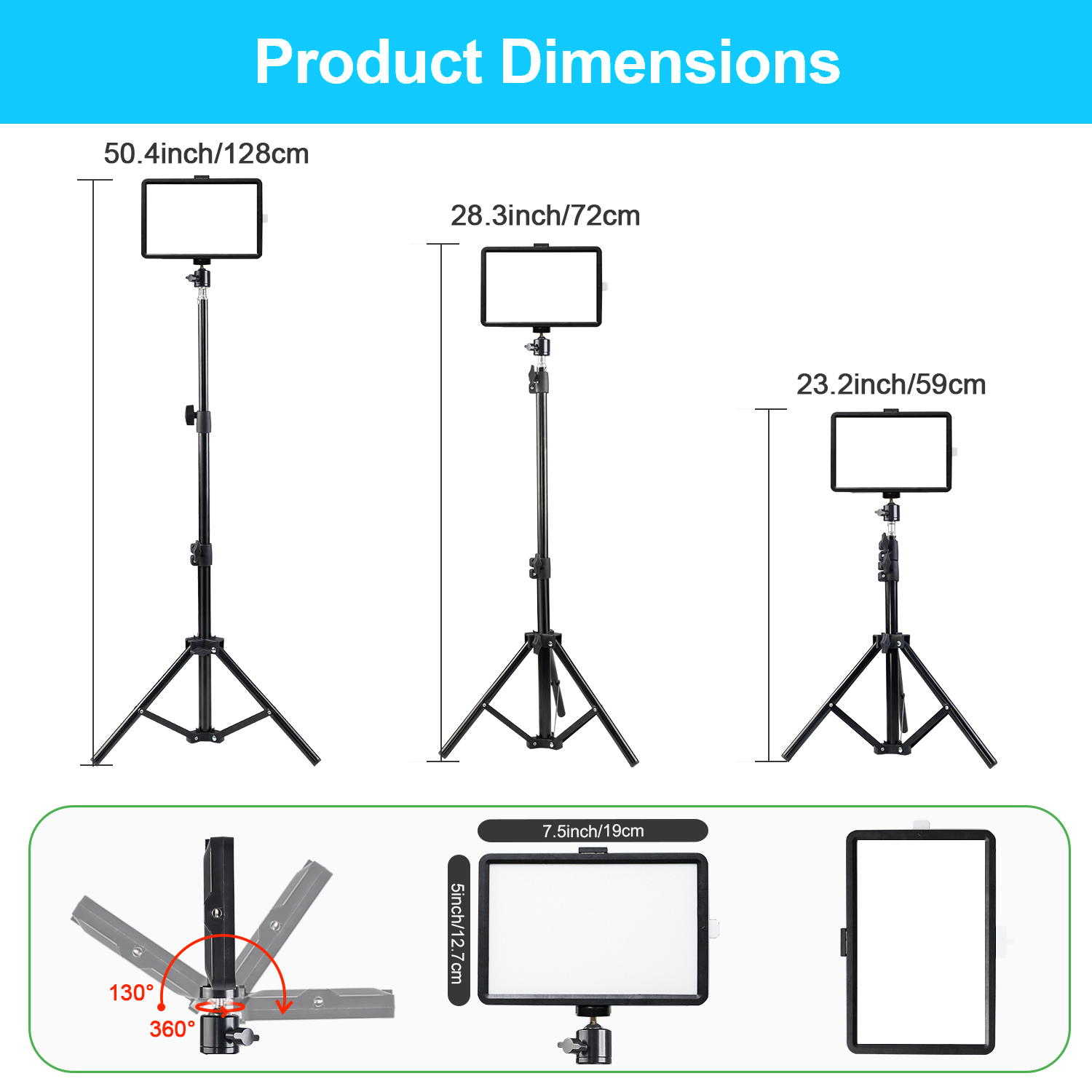 ไฟ LED ทรงสี่เหลี่ยมขนาด 8 นิ้ - Photography Zooming บทวิจารณ์และราคา