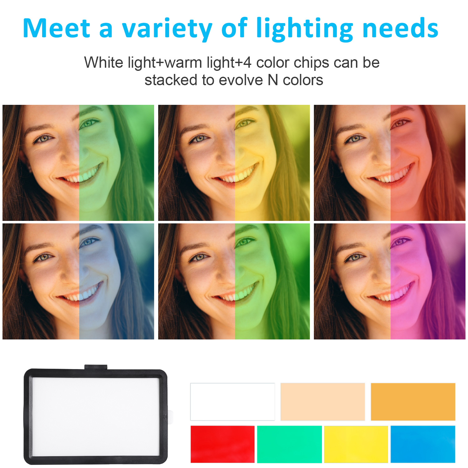 ไฟ LED ทรงสี่เหลี่ยมขนาด 8 นิ้ - Photography Zooming บทวิจารณ์และราคา