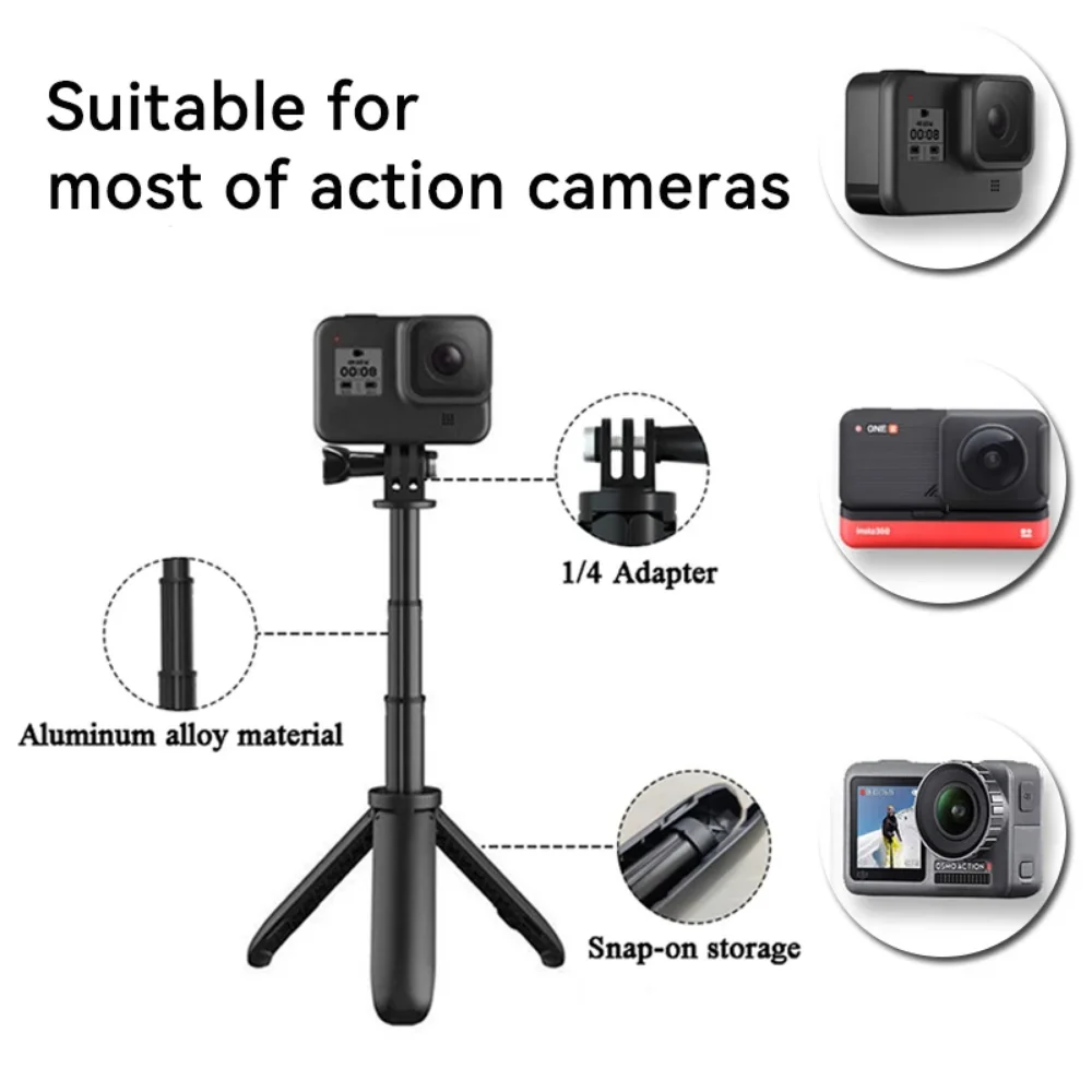 Mini ขาตั้งกล้องแบบพับได้ขาตั้ - Gopro Action Camera Hero 11 Black บทวิจารณ์และราคา