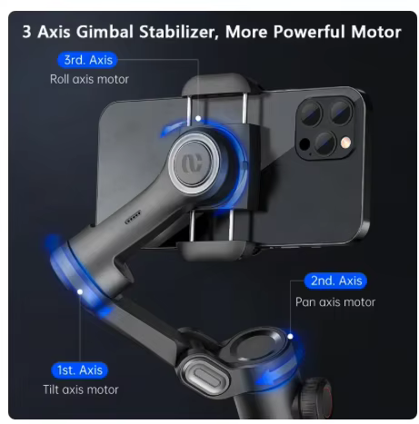 AOCHUAN Smart XE กิมบอลแบบพับไ - Handheld Stabilizer Gimbal บทวิจารณ์และราคา