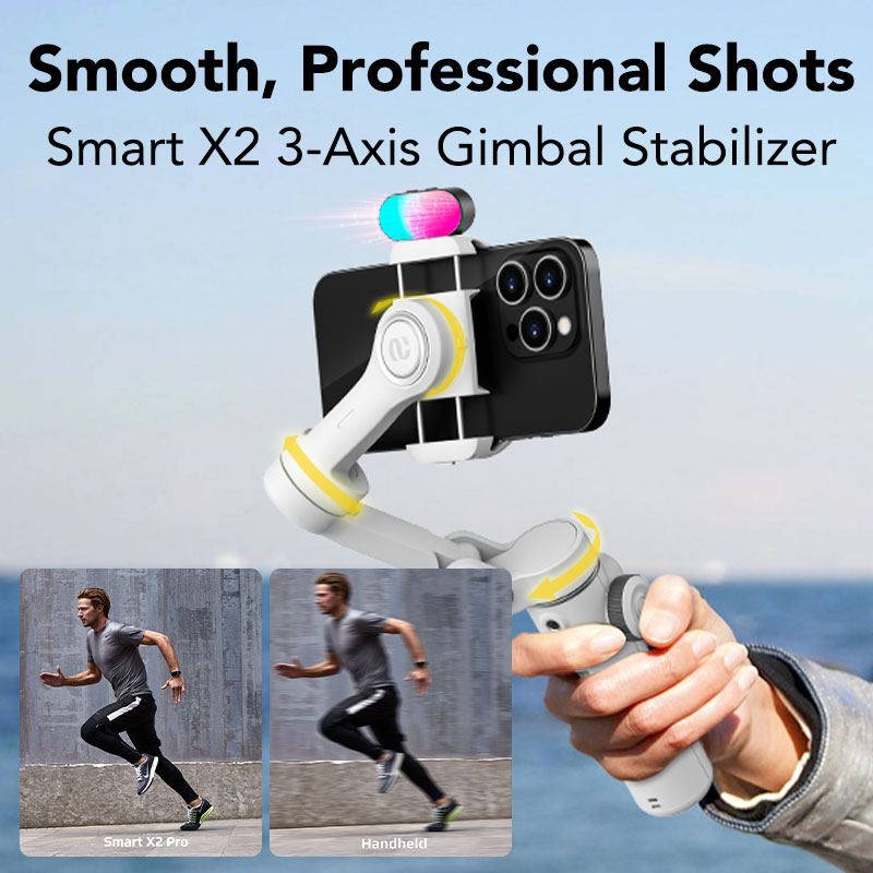 Aochuan สมาร์ท X2 ชุดสีขาว 3 แ - Handheld Stabilizer Gimbal บทวิจารณ์และราคา