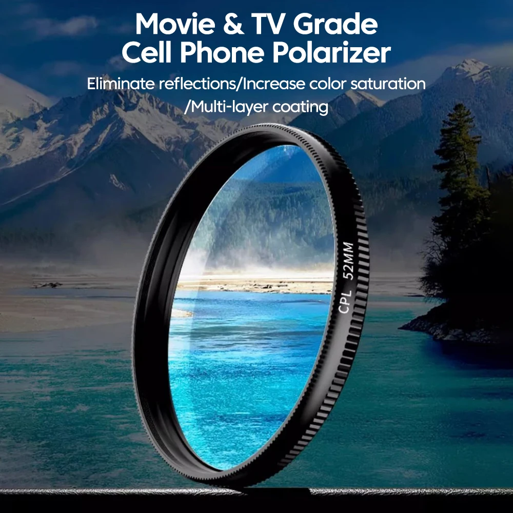 ใหม่ 52 มม.CPL โทรศัพท์มือถือเ - Photography Zooming บทวิจารณ์และราคา