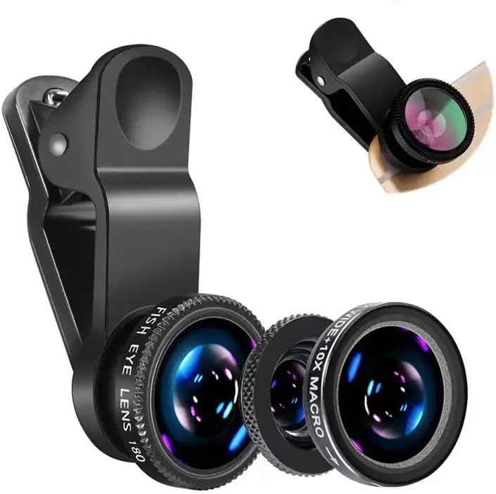 เลนส์กล้อง 3in1 ฟิชอาย มุมกว้า - Photography Zooming บทวิจารณ์และราคา